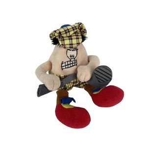Vintage Original Silly Slammers Sandbag Plush Angry Golfer "McDuff" #33 EUC